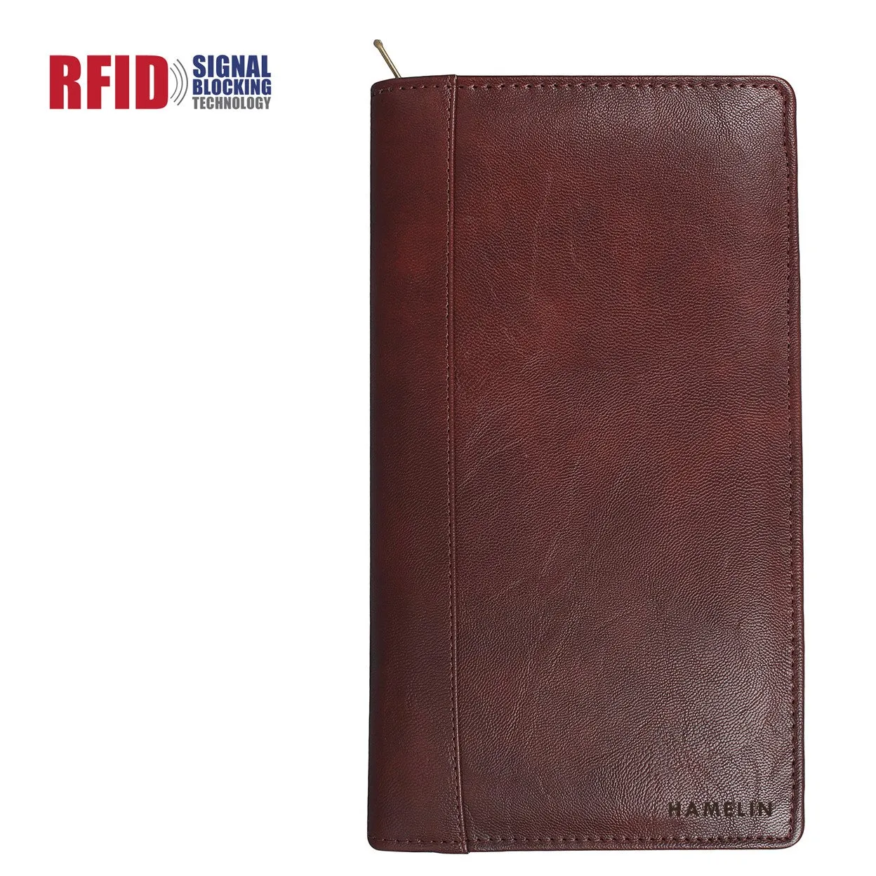 Ultimate RFID Blocking Travel Document Organizer (Brown)