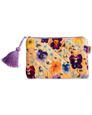 Velvet Cosmetics Purse: Pansy