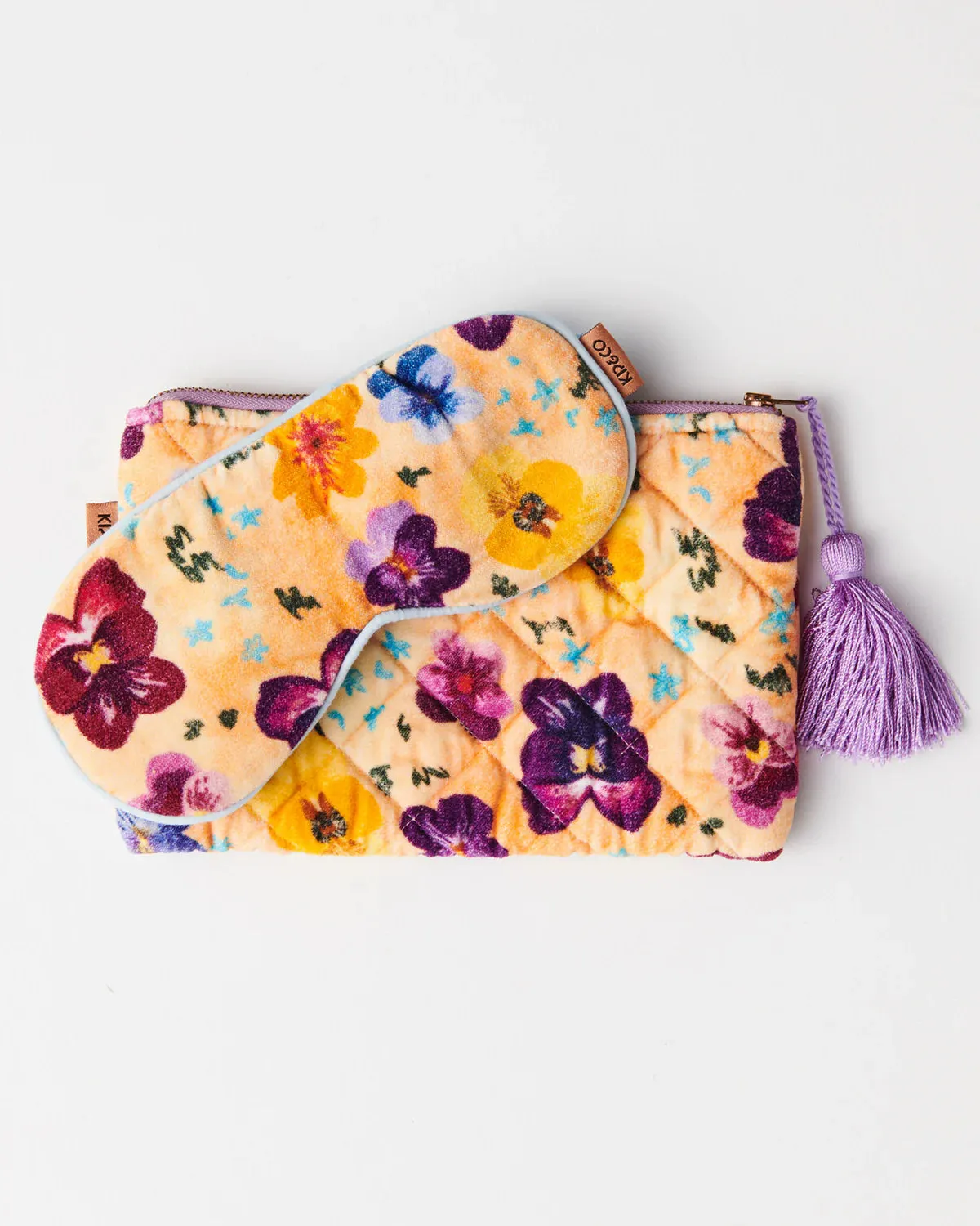 Velvet Cosmetics Purse: Pansy