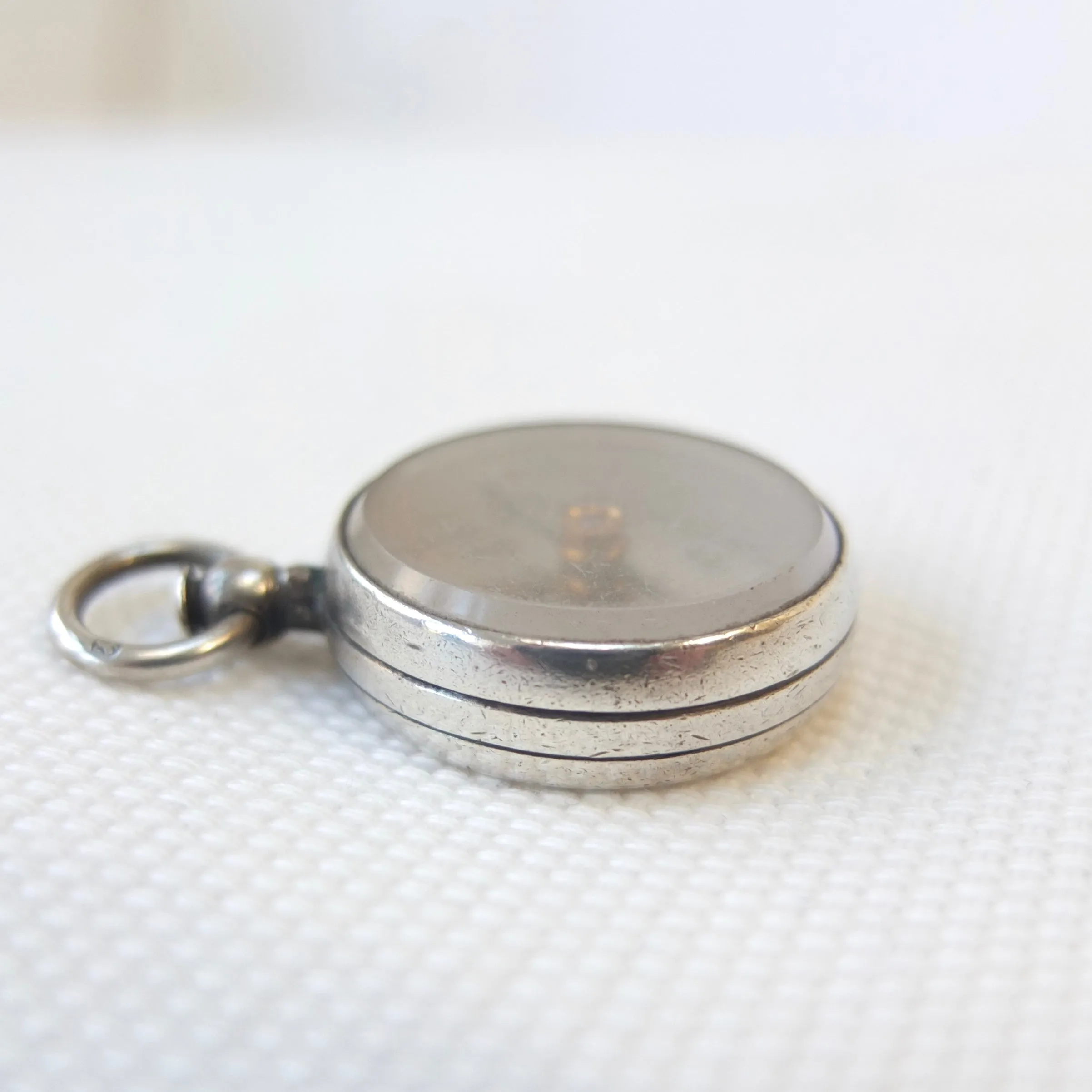 Victorian Silver Compass, Lewis Nightingale, London 1897