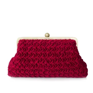 VINE CHERRY VELVET CLASSIC BAG