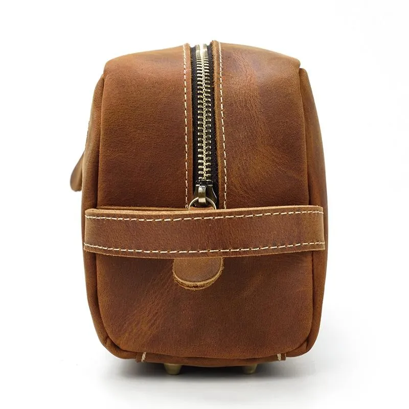 Wanderer Toiletry Bag Genuine Leather Toiletry Bag