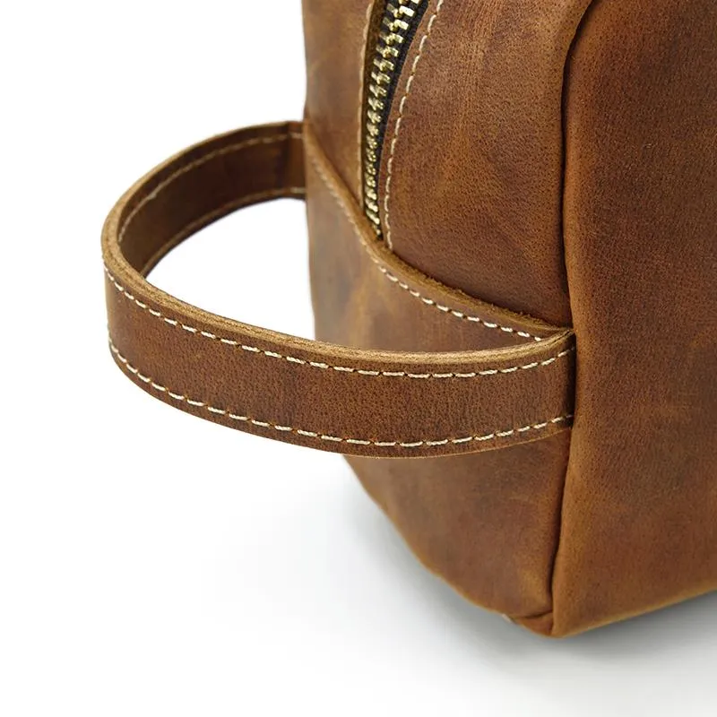 Wanderer Toiletry Bag Genuine Leather Toiletry Bag