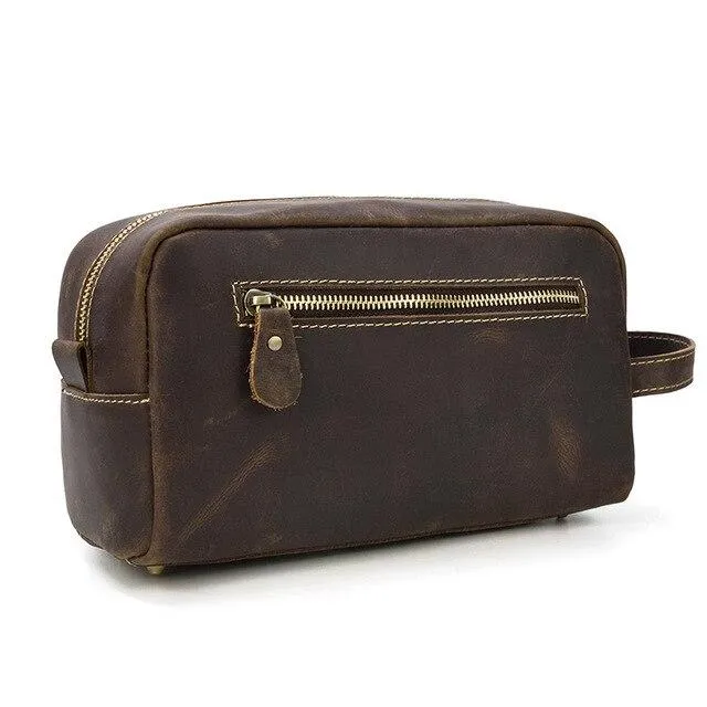 Wanderer Toiletry Bag Genuine Leather Toiletry Bag
