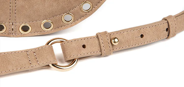 Western Womens Vegan Leather Saddle Crossbody Bag Ladies Shoulder Bag