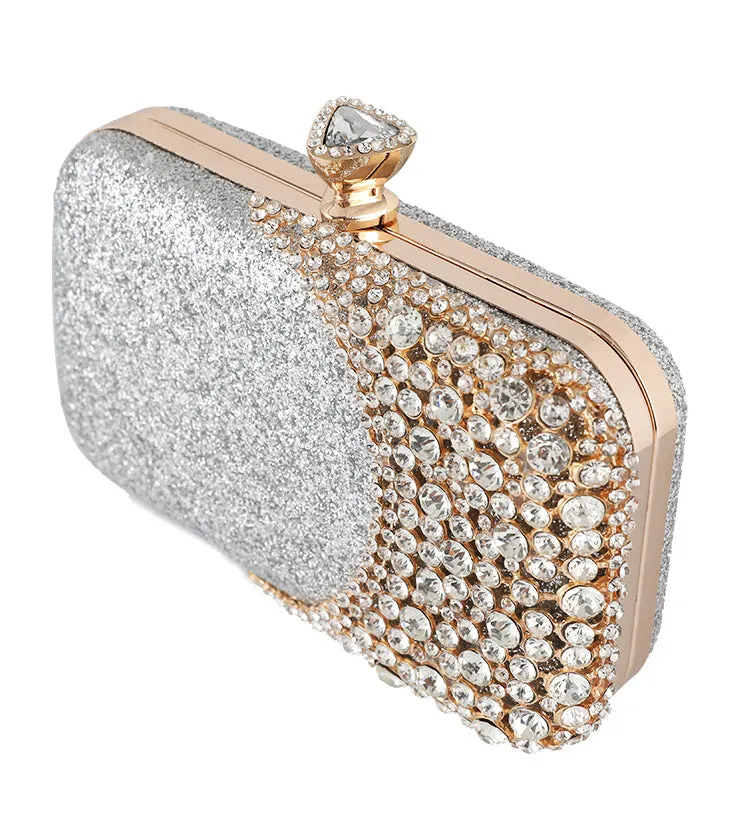 Women's Rhinestone Evening Bag Shiny Handbag 1748
