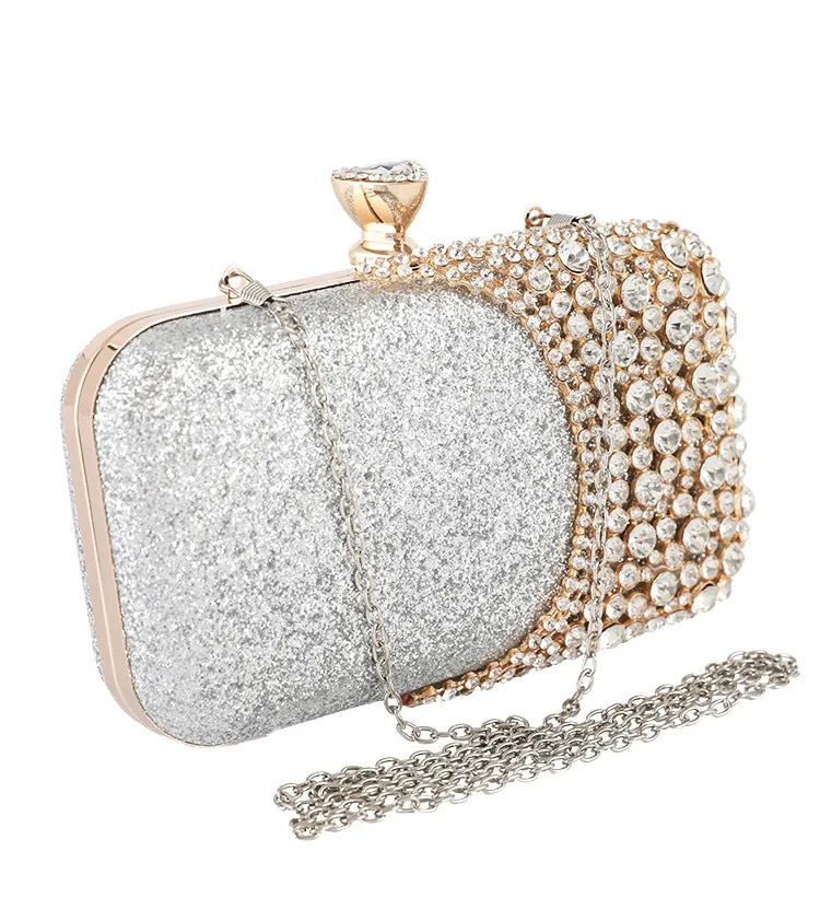Women's Rhinestone Evening Bag Shiny Handbag 1748