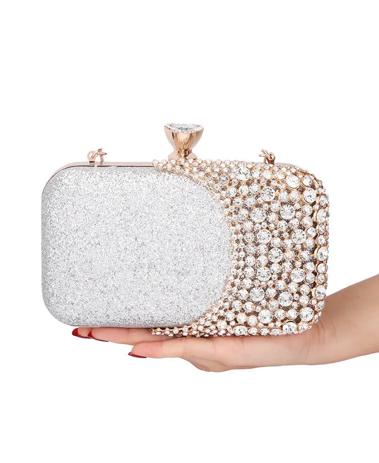 Women's Rhinestone Evening Bag Shiny Handbag 1748