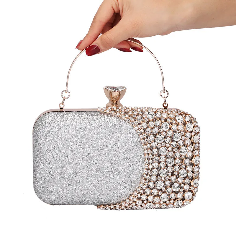 Women's Rhinestone Evening Bag Shiny Handbag 1748