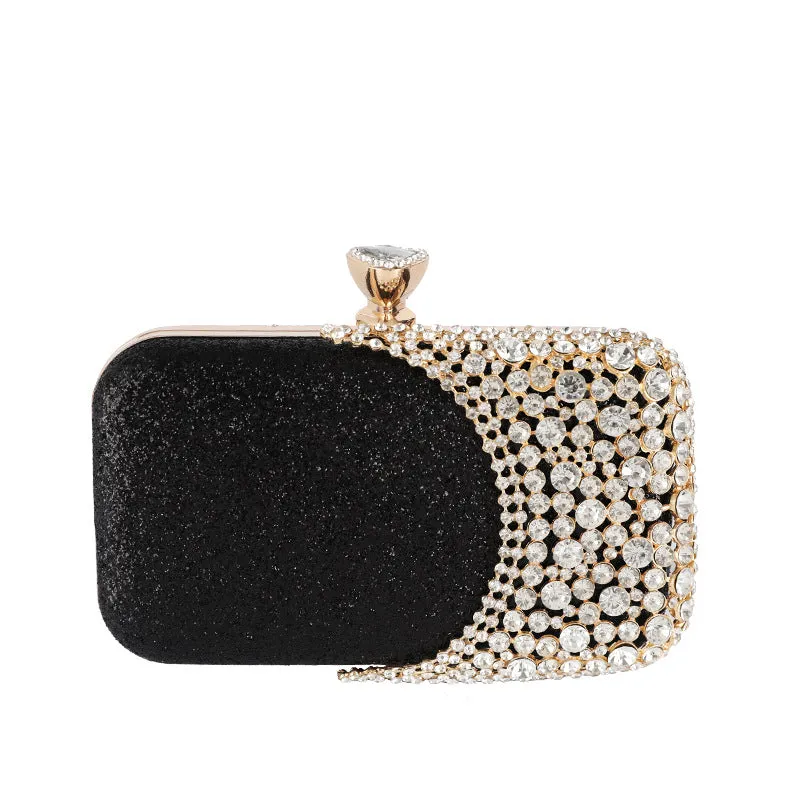 Women's Rhinestone Evening Bag Shiny Handbag 1748