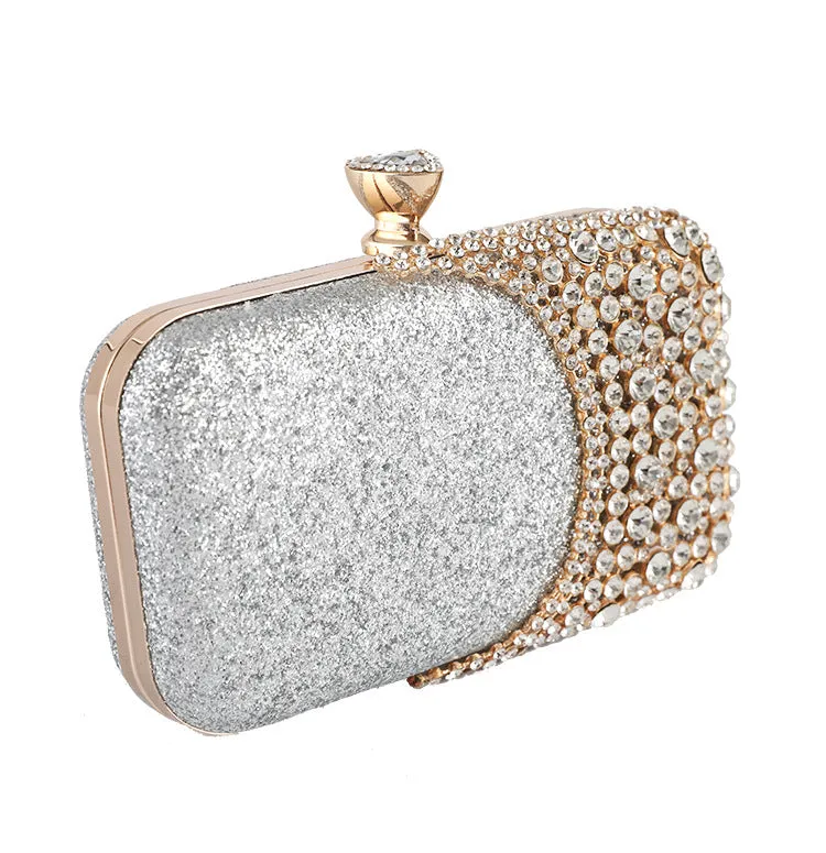 Women's Rhinestone Evening Bag Shiny Handbag 1748
