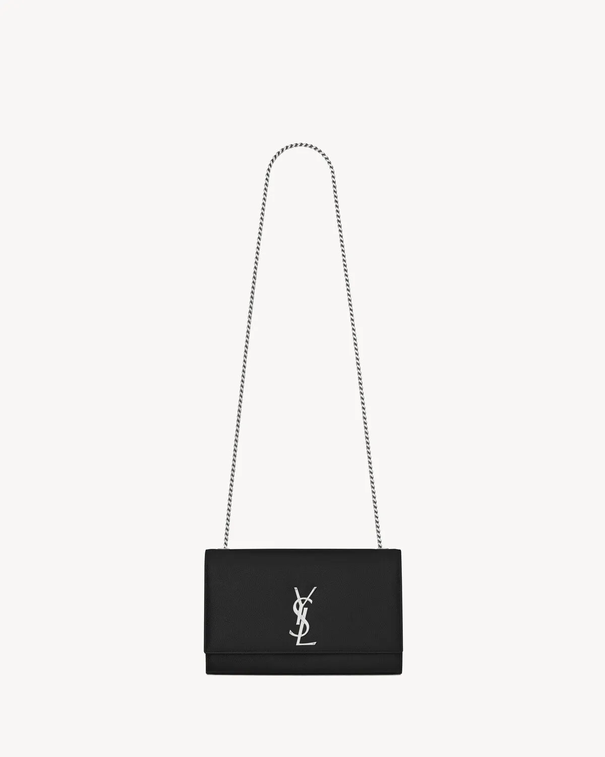 YSL Hand Bag- KATE LINE MEDIUM CHAIN BAG IN GRAIN